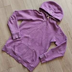 Y2K TNA Full Zip Long Length Purple Hoodie, Med